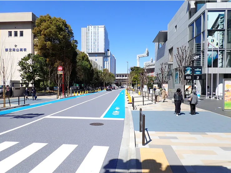 北青山二丁目道路整備工事(歩道拡幅)|施工後・1枚目