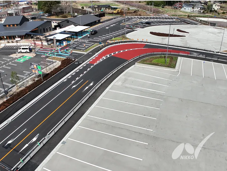 R6(仮称)道の駅おけがわ舗装他工事|施工後の様子・2枚目