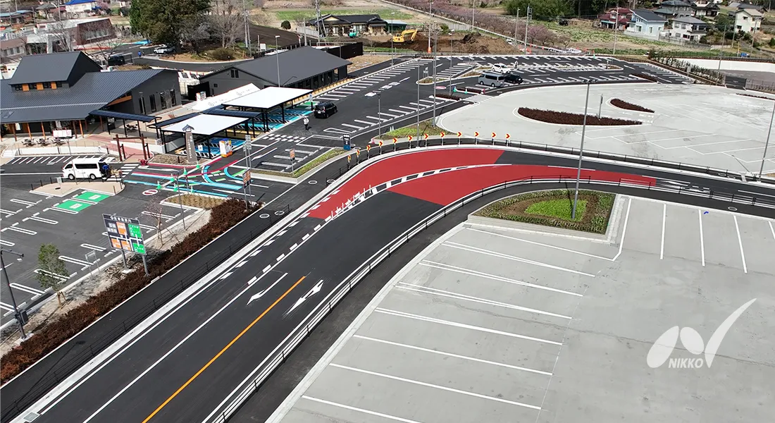 道の駅おけがわ舗装他工事